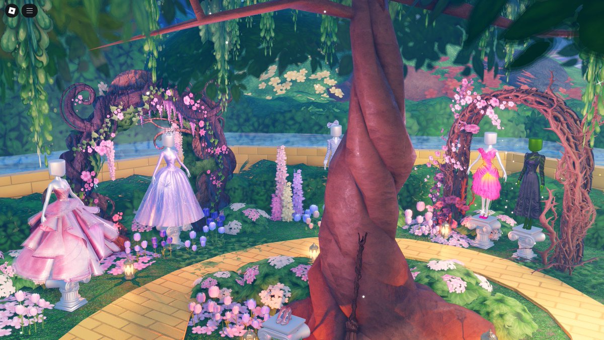 harhtRBLX's tweet image. Some things I worked for the DTI x Wicked collab 🩷💚#WickedForGood #DressToImpress