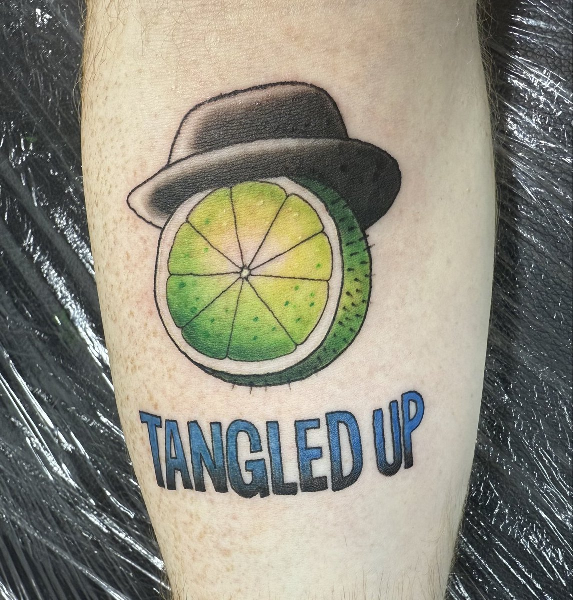 Got my Harry Lime tattoo for The Third Man, my favorite movie. And Tangled Up (in blue) for the Dylan Song my dad and I enjoyed to remember his passing close to a year ago.