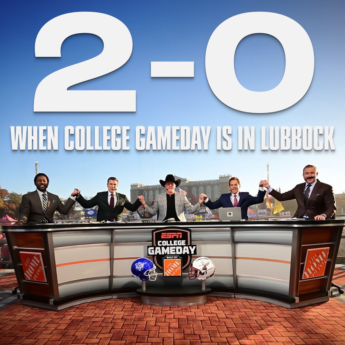 Maybe <a href="/CollegeGameDay/">College GameDay</a> should come around more often! 😉