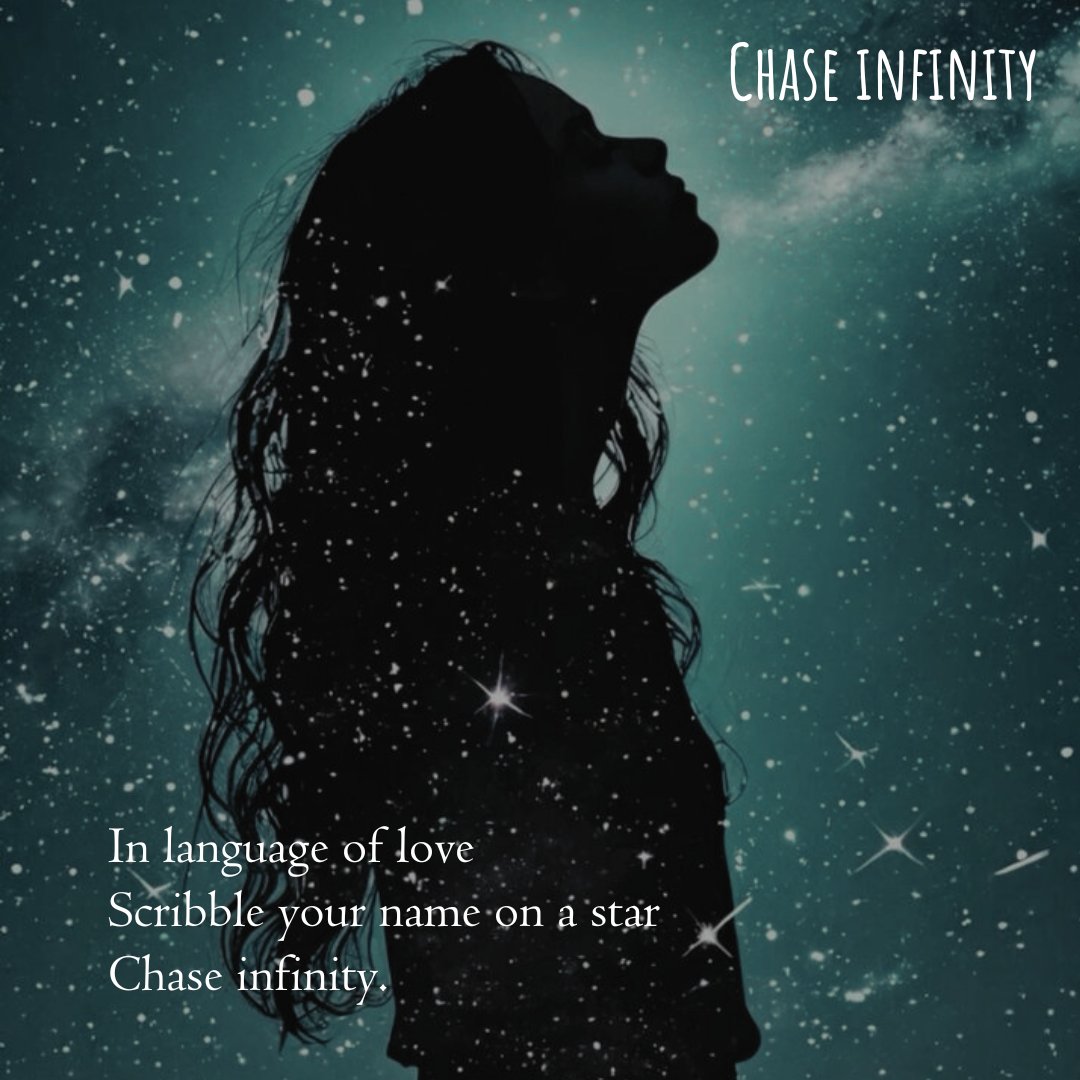 Nehasnotebook's tweet image. Chase infinity♾️ - nov8

#vss365 #language #haiku #poetry