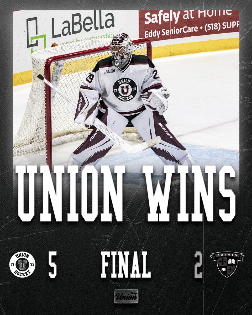 Gillie Lock 🔒 

First collegiate win for Brayden Gillespie! 

#UBeforeMe x #NCAAHockey x <a href="/ecachockey/">ECAC Hockey</a>