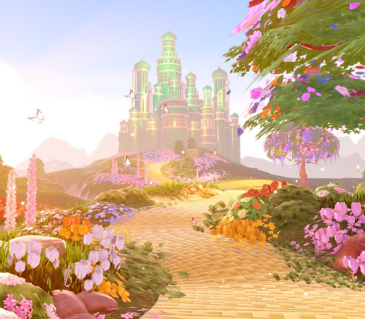 harhtRBLX's tweet image. Some things I worked for the DTI x Wicked collab 🩷💚#WickedForGood #DressToImpress