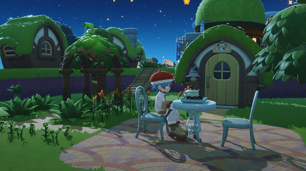 whyinds's tweet photo. Playing Petit Planet and it's been pretty fun so far! I love how easy decorating the planet is, and having people visit is always cool. When someone visited, Dorjelang photobombed me!! I still love him though :P #PetitPlanet #MyPlanetFirsts https://t.co/We3OzKHbxQ