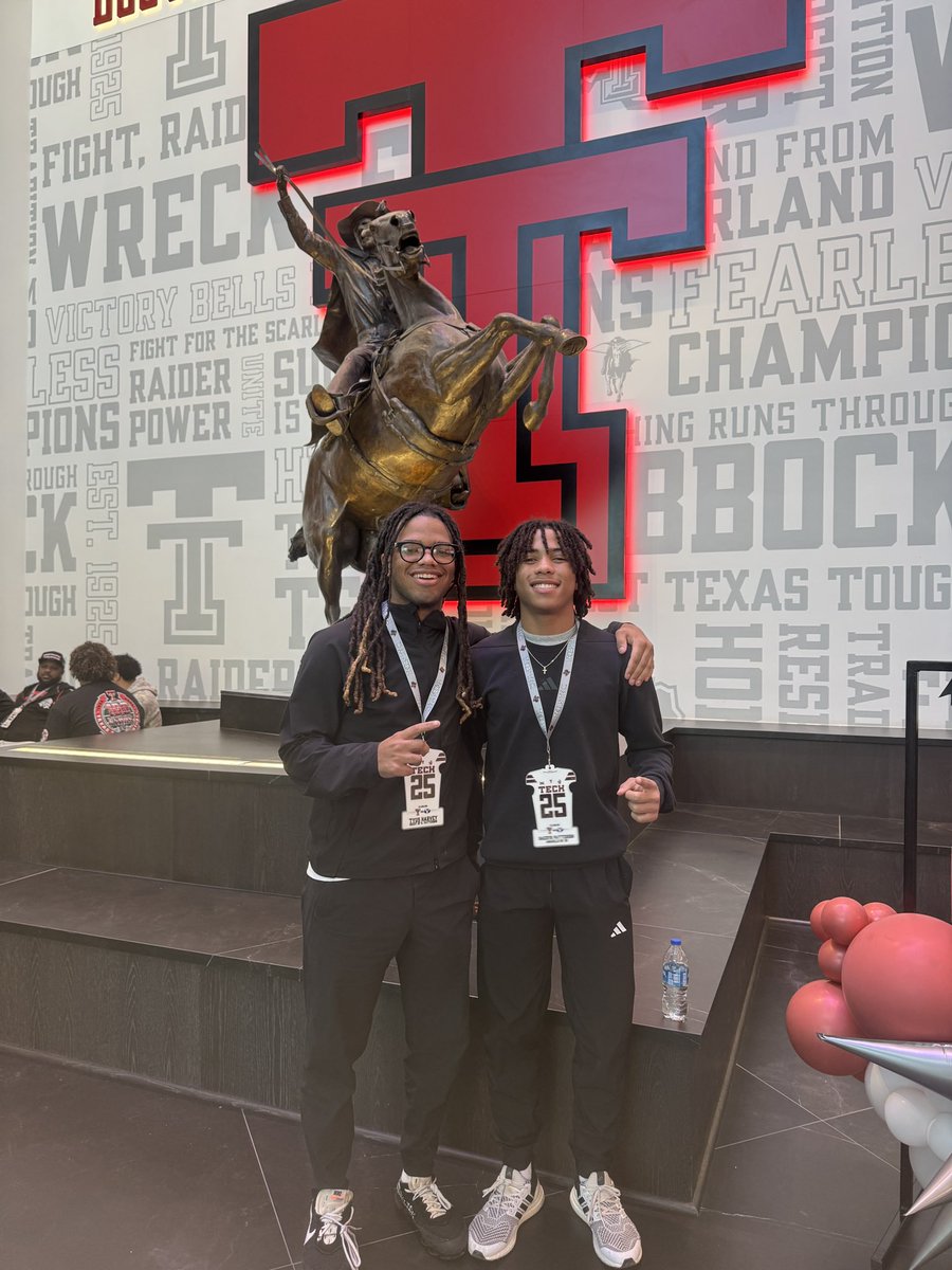 Had an absolute blast in lbk today! Great Coaches, atmosphere, &amp; fanbase!! #Wreckem <a href="/BnanceTTU/">🥷 Brian Nance 🌵</a> <a href="/1CoachTY/">Taylor Young</a> <a href="/CoachMcBath/">Darcel McBath</a>