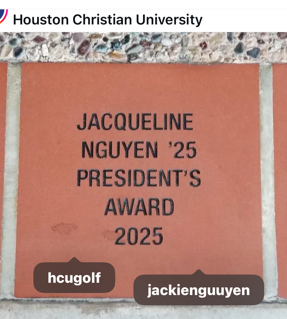 HCUGolf's tweet image. Huskies are super proud of Jackie Nguyen on her honor as the 2025 Biology President award winner! Dawgs Up &amp;amp; Congratulations!!!