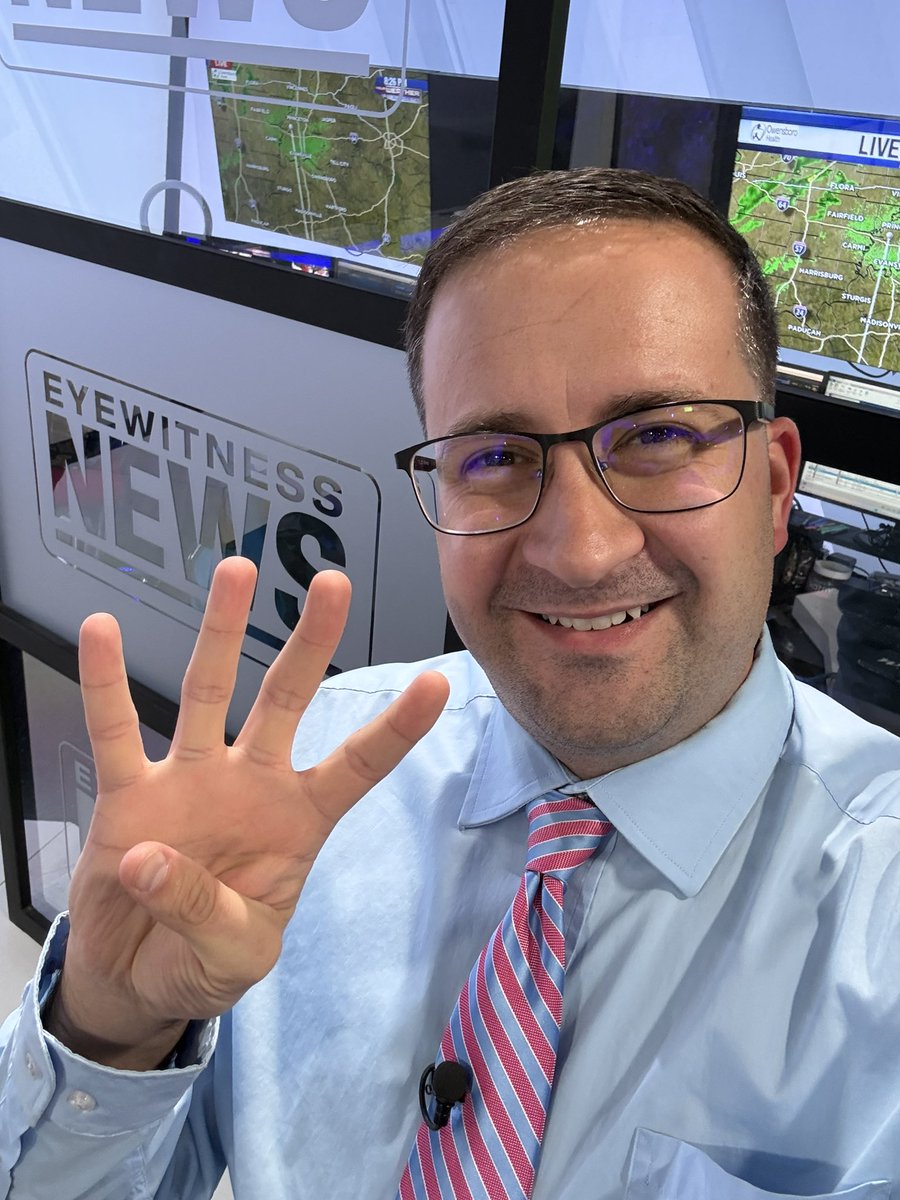 Today marks 4 years for me at <a href="/WEHTWTVWlocal/">Eyewitness News</a>! Time sure flies!