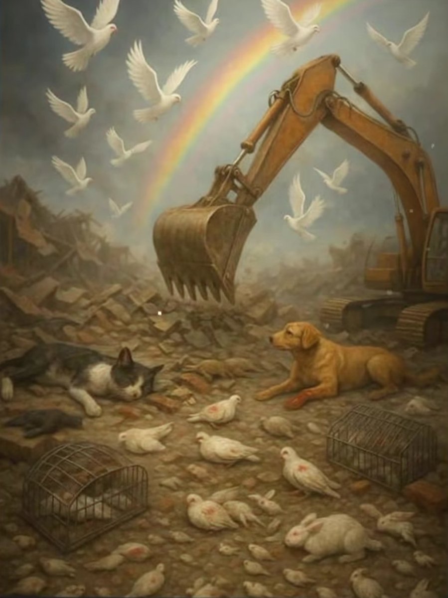 MuhammadKh3419's tweet photo. Who Gave The Order To Demolish The Animal Market Allah Definitely Reckoned With Them ❤️‍🔥💔😞🥀 https://t.co/zxl9UjWrLb