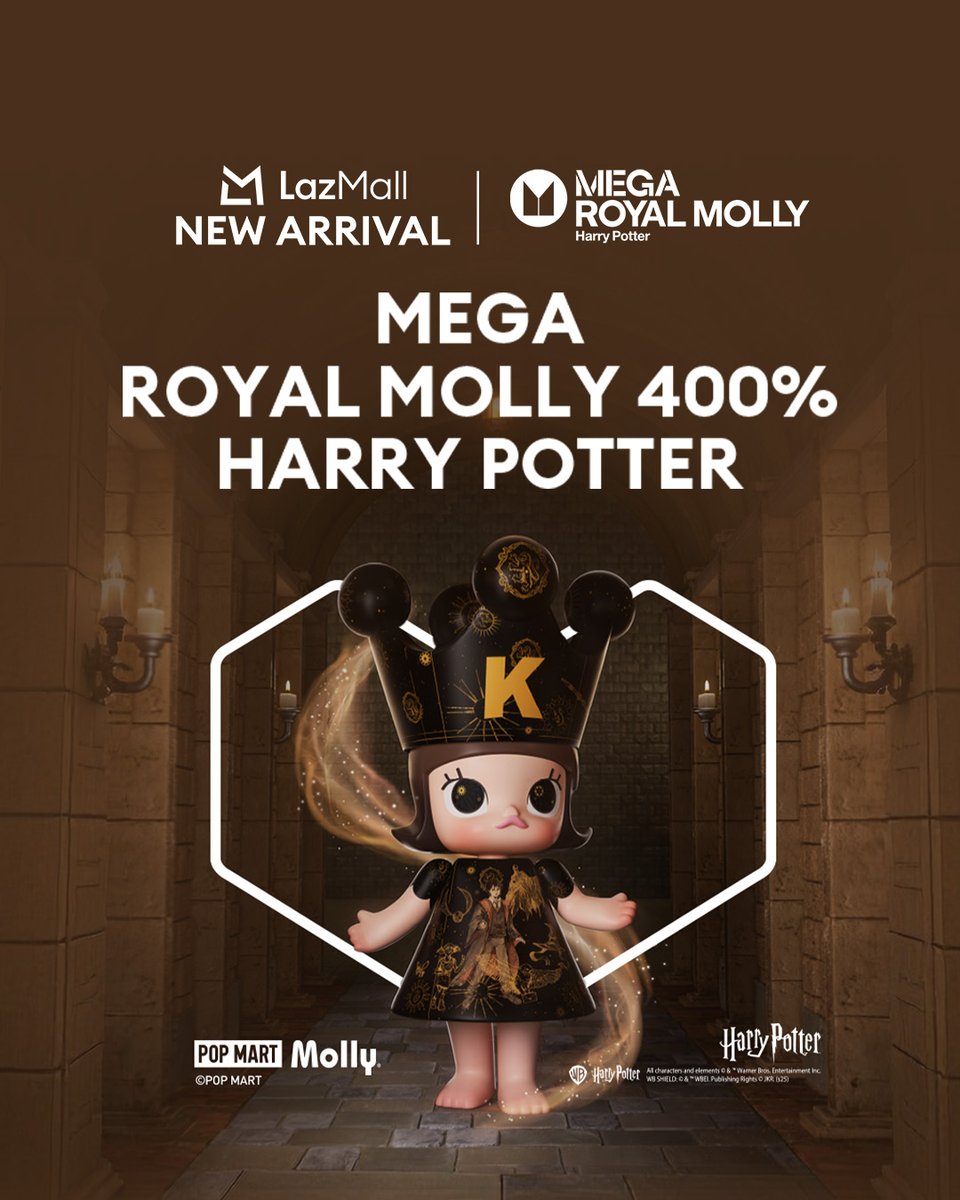 MEGA ROYAL MOLLY 400% Harry Potter Lazada on X