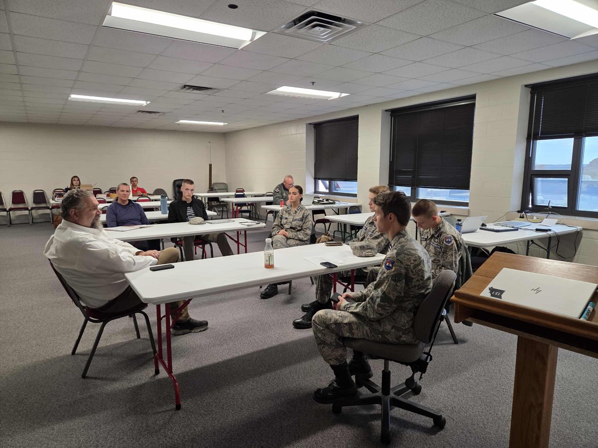 mocapnews's tweet image. During Missouri Wing&apos;s inaugural Senior Officer Academy, Phase IV cadets given the project of creating a weekend event. Guest speakers included: Judge Brian Stumpe; and Josh Korte, owner of Korte Tree Service. #civilairpatrol #CAPcadet