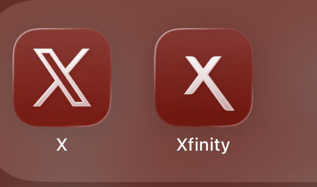 cheruku_sindhu's tweet image. Can we talk about how the Xfinity and X (Twitter) icons look almost identical? 😅
@Xfinity should honestly sue @X for trademark infringement , this is next-level brand confusion.

#Xfinity #TwitterX #DesignFail #Branding