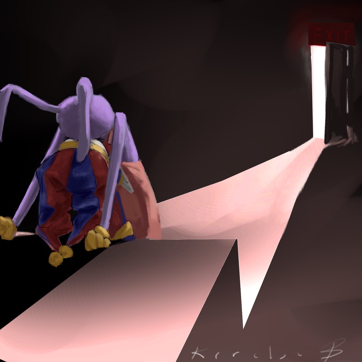 koral_primrose's tweet image. When does a comet become a meteor? When does a candle become a blaze? When does a fling become a consume flame? #funnybunny #funbun #tadcjax #tadcpomni #PomnixJax