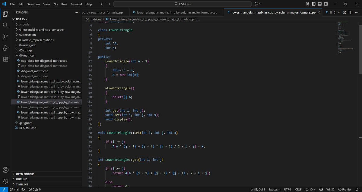 alamtaufeeq854's tweet image. 🎓 Week 3 of my DSA journey!
Focused on Binary Search, arrays, strings &amp;amp; matrices — from analyzing logic to coding efficient solutions.
Every concept now feels more connected and purposeful.

🔗 github.com/alamtaufeeq854…

#DSA #Cpp #LearnToCode #Coding #100DaysOfCode #Programming