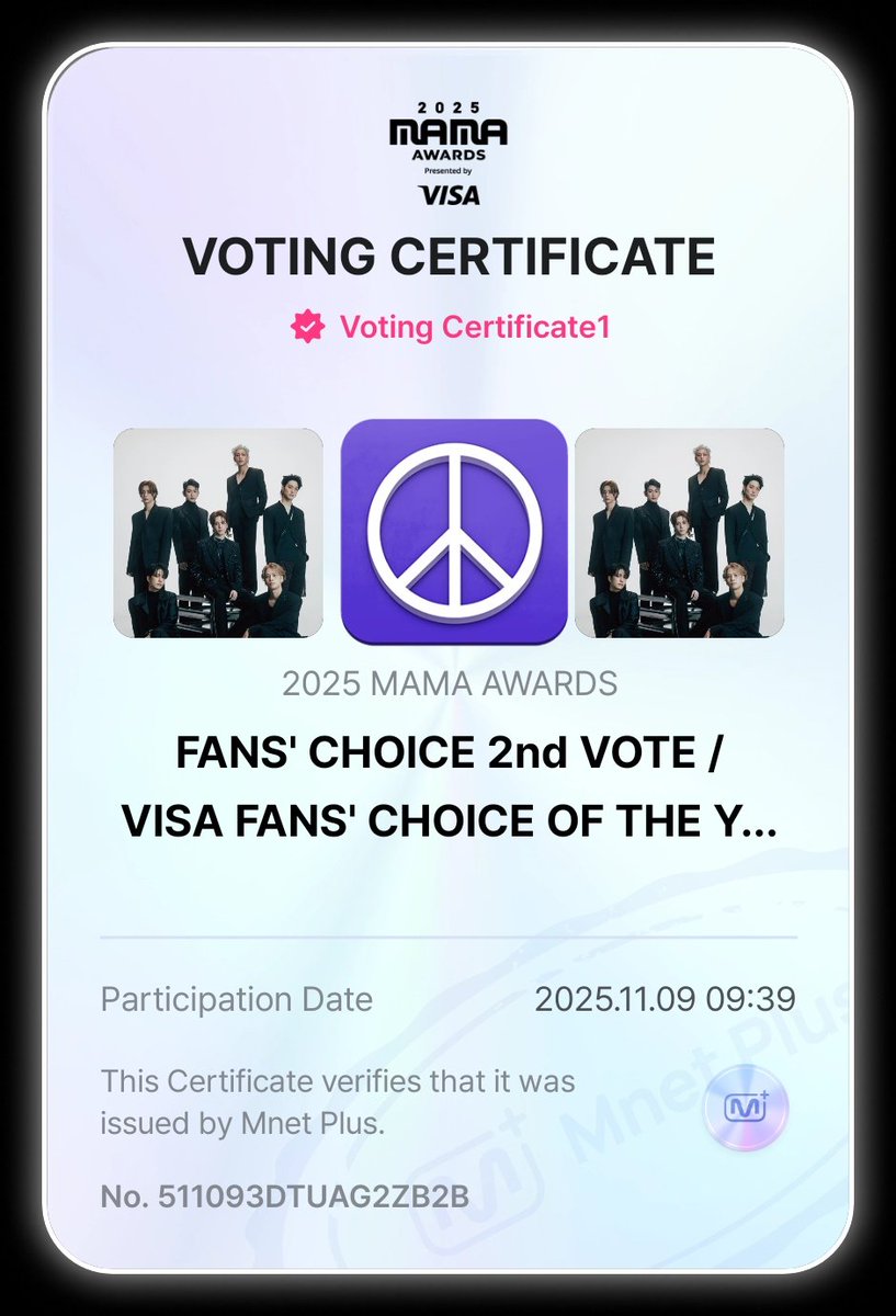 2025.11.09
[VOTE] 2025 MAMA AWARDS 
🔥ปิดโหวต 10 พ.ย. เวลา 21.59น.ไทย

🏆FANS' CHOICE MALE 
🏆VISA FANS' CHOICE OF THE YEAR #2025MAMAVOTE #GOT7 

มีกี่เครื่องขนมาโหวต พา GOT7 ไปที่ Top 10 กันค่า