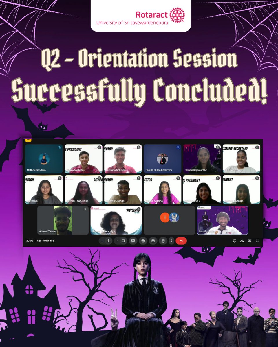 rotaractusjp's tweet image. The virtual orientation session for Q2 intake of RACUSJ organized by the CS Avenue and the MD Committee, successfully concluded!✨🔥

#Q2_intake #ClubService #MembershipDevelopment #RACUSJ #Rotaract #RID3220 #UniteForGood #RedefineService #RaisedByDreams #ShapedByTheTruth
