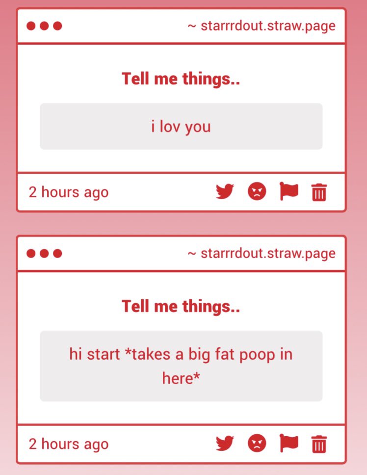 Thank you guys… these are all wonderful 🥹🥹