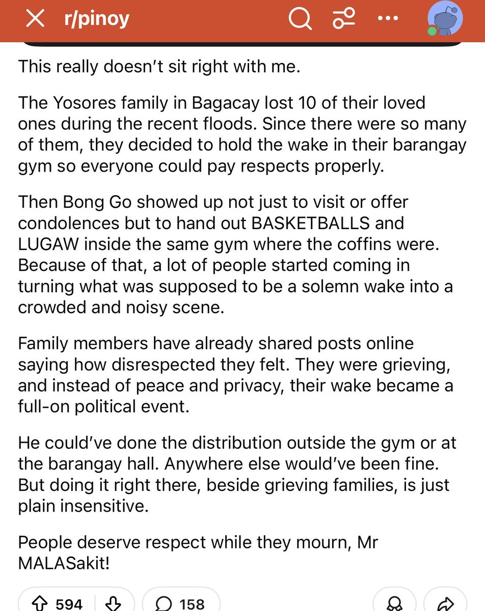 WHEN PUBLIC SERVICE BECOMES A DOG SHOW

What happened in a Cebu gym last week is more than a lapse in judgment—it is a clear example of how political theater can trample on basic human decency.