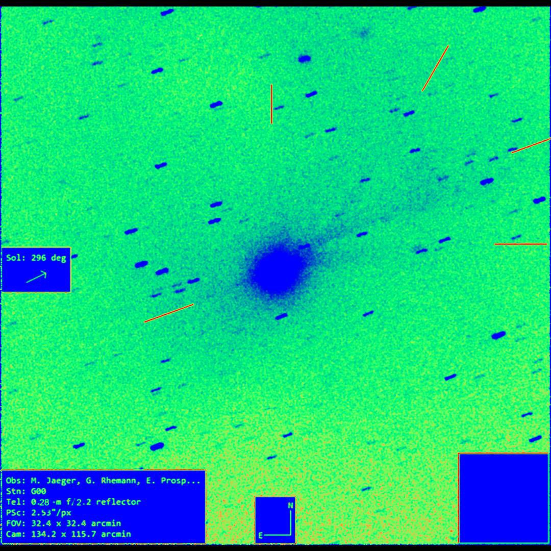 TuiteroSismico's tweet photo. El cometa interestelar 3I/ATLAS muestra una estructura de cinco colas en nuevas imágenes captadas por Michael Jäger (8 nov 2025).
Un visitante proveniente de otro sistema estelar que sigue desconcertando a los astrónomos https://t.co/fnestnCtBy