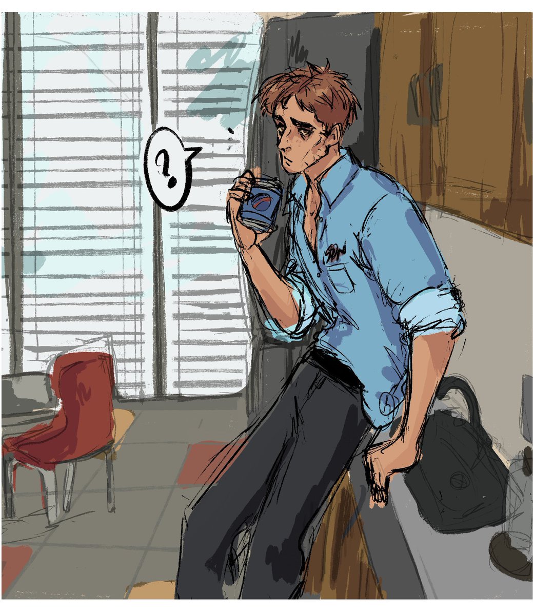 Our boyfr—robert robertson #dispatch fanart
I would’ve drawn him more but I suck at fanart