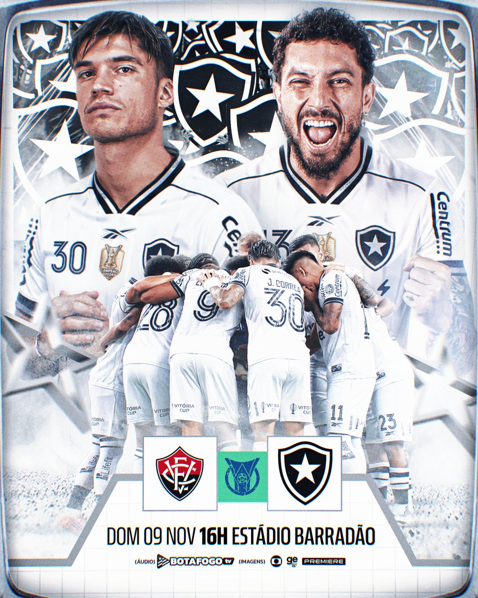 Botafogo's tweet photo. JOGAMOS JUNTOS VOCÊ E EEEU! 🎶🫵🏾

É DIA DE JOGO DO GLORIOSO! VAMOS COM TUDO EM MAIS UMA BATALHA PELO BRASILEIRÃO, FAMÍLIA!🔥💪🏾 #DIADEFOGO https://t.co/55cMIhoaqF