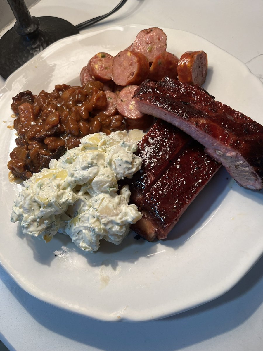 Half time meal. Gig ‘Em.