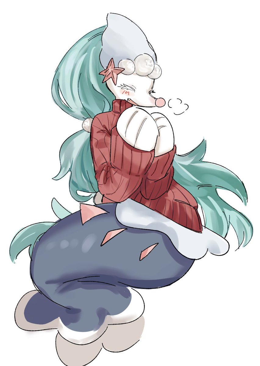 Beloved__siren's tweet photo. 最近寒いからセーターを着せたかったꯁꯧ
#ポケモン #アシレーヌ
#primarina https://t.co/qjL8R9Q5TQ