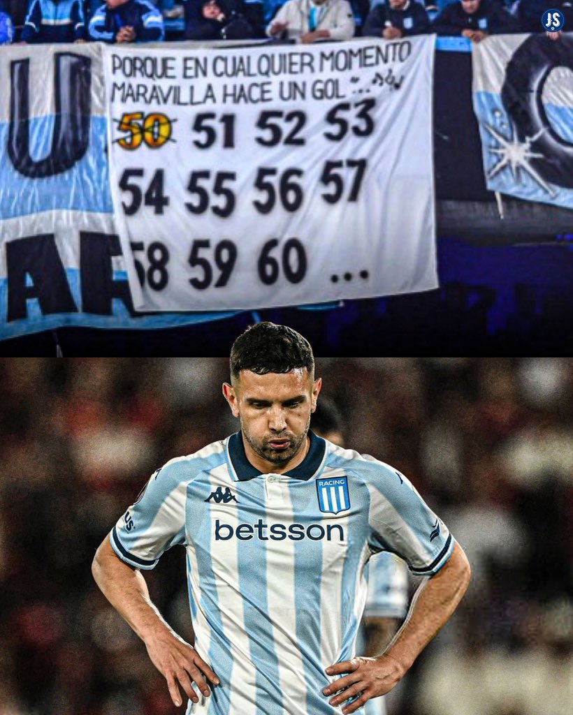 juegosimple__'s tweet photo. 🇦🇷📊 Adrián “Maravilla” Martínez desde que colgaron la bandera con sus goles en el Cilindro de Avellaneda:

❌ 0 GOLES vs. Vélez Sarsfield.
❌ 0 GOLES vs. Independiente.
❌ 0 GOLES vs. River Plate.
❌ 0 GOLES vs. Aldosivi.
❌ 0 GOLES vs. Flamengo.
❌ 0 GOLES vs. Flamengo.
❌ 0 GOLES vs. Defensa y Justicia.