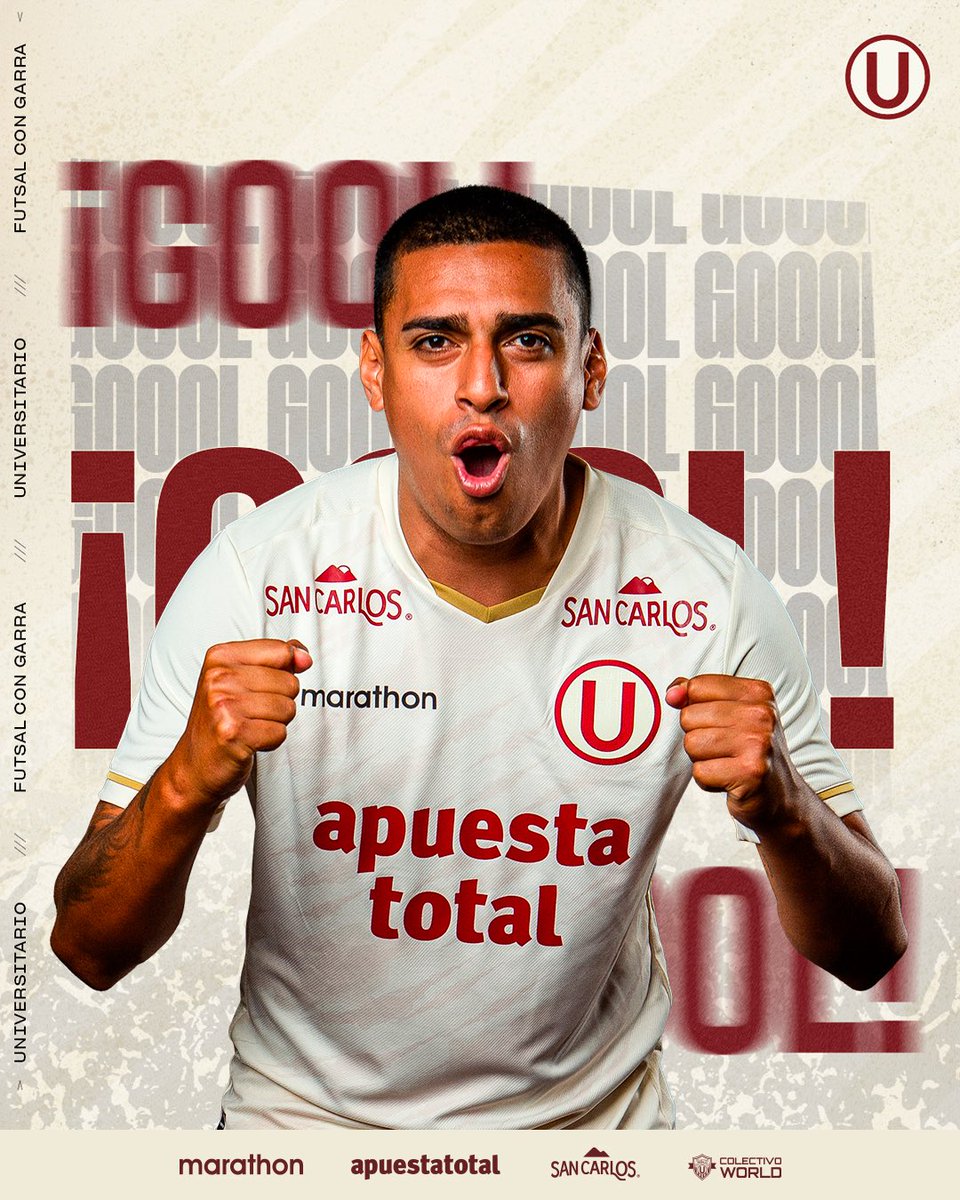 ¡𝗚𝗢𝗢𝗢𝗢𝗢𝗢𝗢𝗟 𝗖𝗢𝗥𝗡𝗘𝗝𝗢! ⚽️

Universitario 1-0 Panta Walon

#fUtsalConGarra