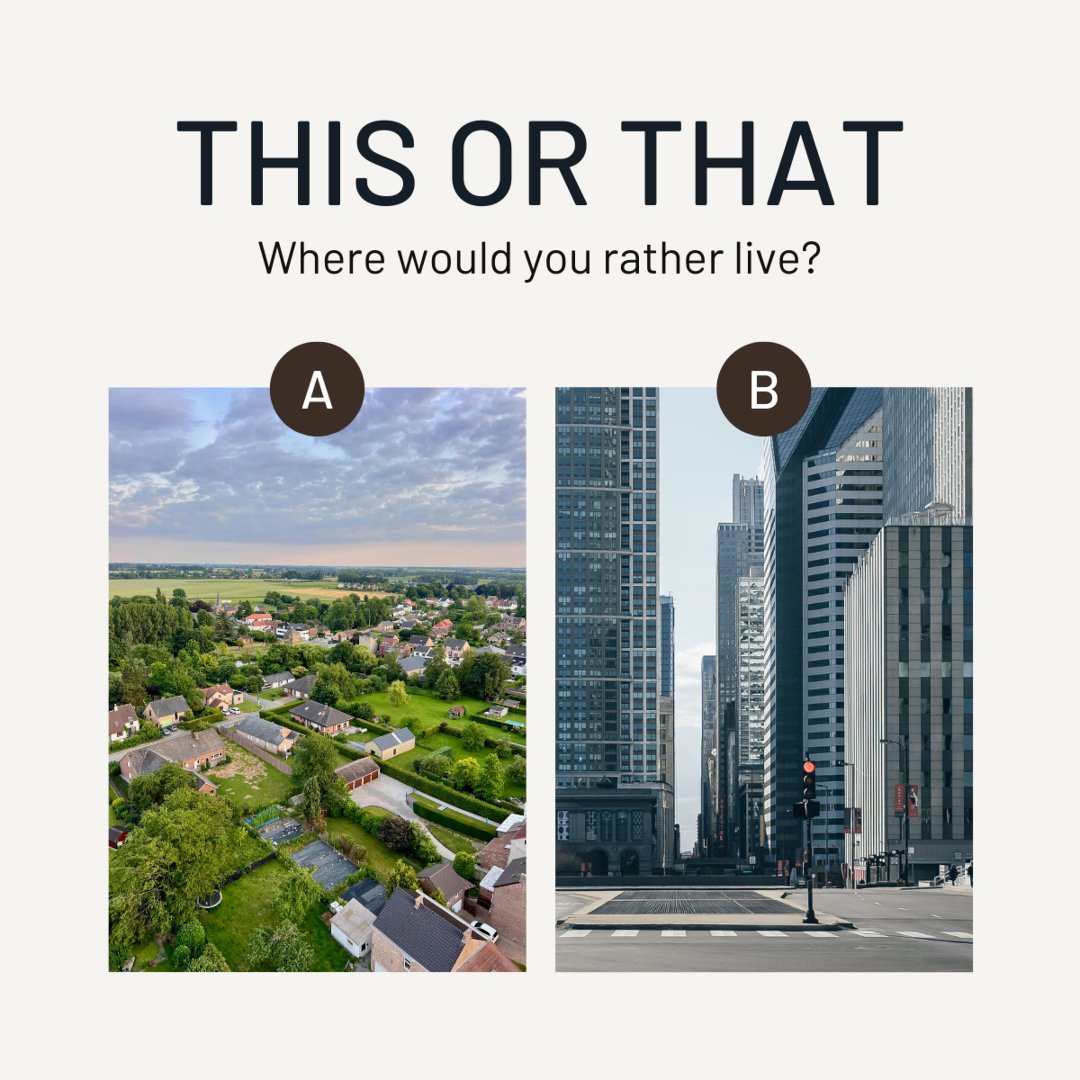 Do you love the buzz of city life, with restaurants, shops, and entertainment just steps away? Or do you crave the peace and space of rural living, where mornings start slow and the views never get old?

🏙️ 🌳 Share your pick in the comments!

#urbanliving #ruralliving
