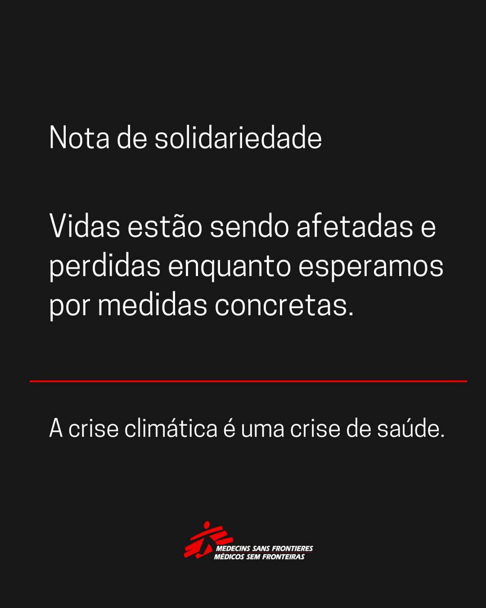 MSF_brasil's tweet image. MSF manifesta solidariedade às pessoas afetadas pelo evento climático extremo em Rio Bonito do Iguaçu e região, no interior do Paraná. Tragédias como essa reforçam que a crise climática não é algo de futuro distante. É uma crise acontecendo agora.