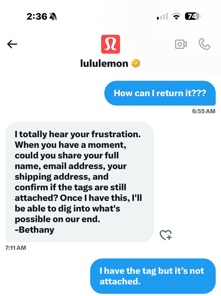 warriorlgbt's tweet image. Just to be clear they are pretty crappy brand. Won’t get another dime from me. @AmericanExpress should drop this brand from the platinum card benefit they are not worthy. #PoorService #badcustomerservice #subpar #LululemonSucks