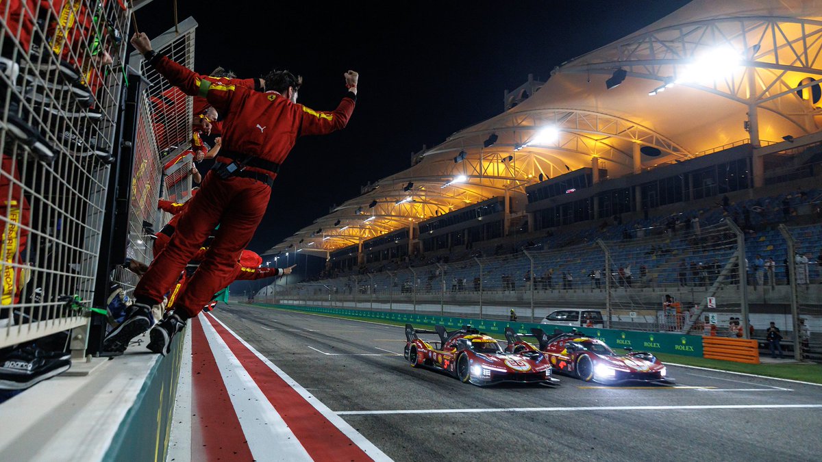 FerrariHypercar's tweet photo. World Champion pics have dropped 🤩

#FerrariHypercar #Ferrari499P #WEC https://t.co/Sn0jXsN1Bc