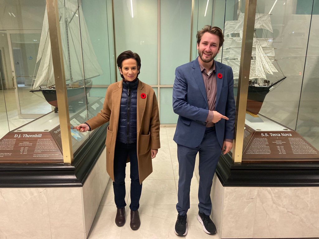 MelissaLantsman's tweet image. Once two ships passing in the night and 
somehow, we ended up in the same boat. 

Good to spend the day with my friend @JonathanRowe_NL, the MP for Terra Nova—The Peninsulas in his home province.
