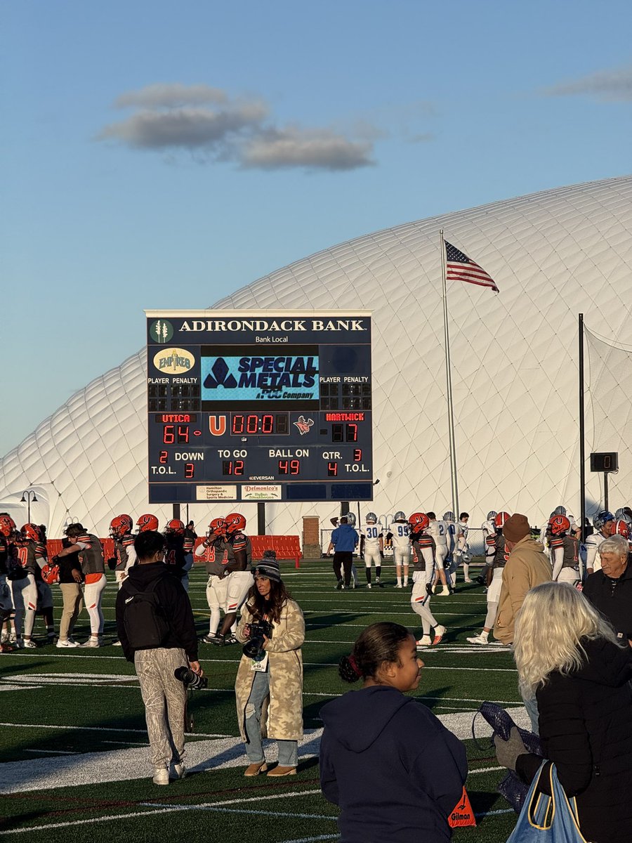 Thank you Coach <a href="/LoganKraft19/">Coach Kraft</a> for the game day invite. Big time win on Senior Day. I enjoyed the environment and the on field action. Nice to meet <a href="/CoachFaggiano/">Blaise Faggiano</a> <a href="/CoachZenelovic/">Braeden Zenelovic</a> and the <a href="/Utica_Football/">Utica Football</a> players. Can’t wait to come back. <a href="/PRZcory/">Cory Lemer</a>