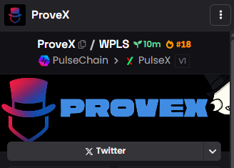 DEGEN TIME BOYS 🚨

ProveX 

60% SENT TO RH C0C WALLET 

0xA06C137F69516Dc7023B857eCF2C5D7b4E740f3C