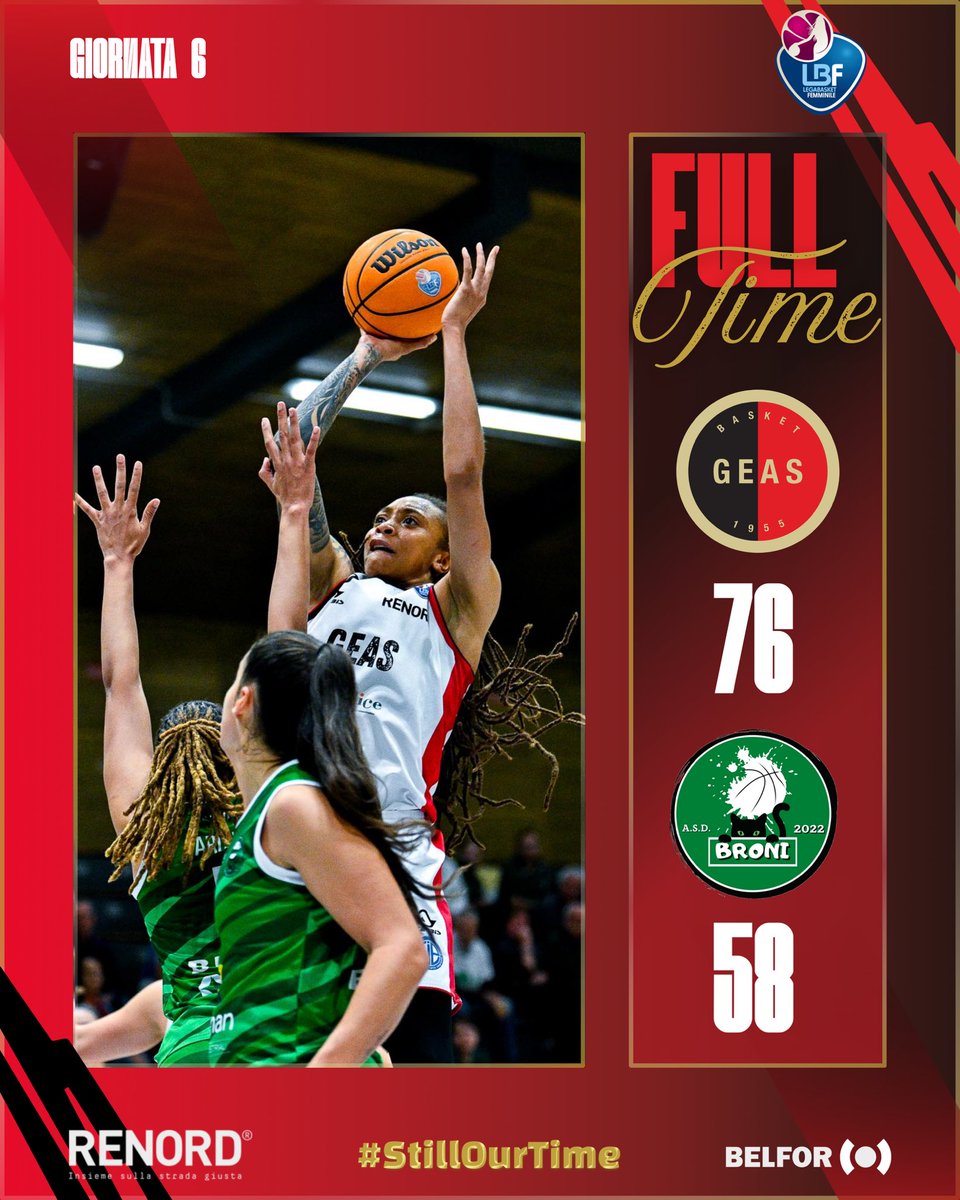 Doppio derby vinto in 6 giorni ✅

#geasbasket #stillourtime #LBFLIVE