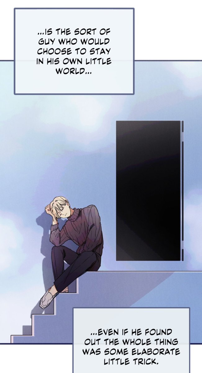 jazz_bunnies's tweet photo. Truman Show reference in my bl manhwa https://t.co/6Grb0I9gzR