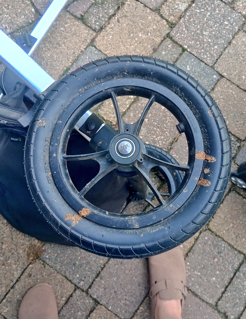 ...when you realize you're about to have to take your "farm friendly" stroller through the airport... 🧽🫧