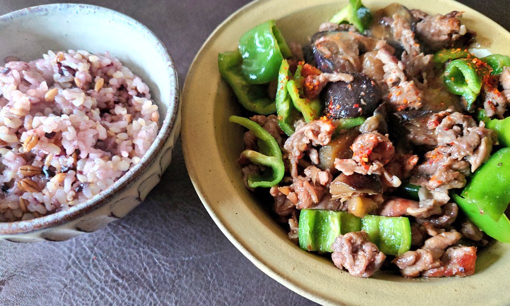 pupupu54's tweet image. 【朝ごはん】
なす味噌炒め🤤いただきます
#健康増進 #筋トレ #ダイエット #料理記録