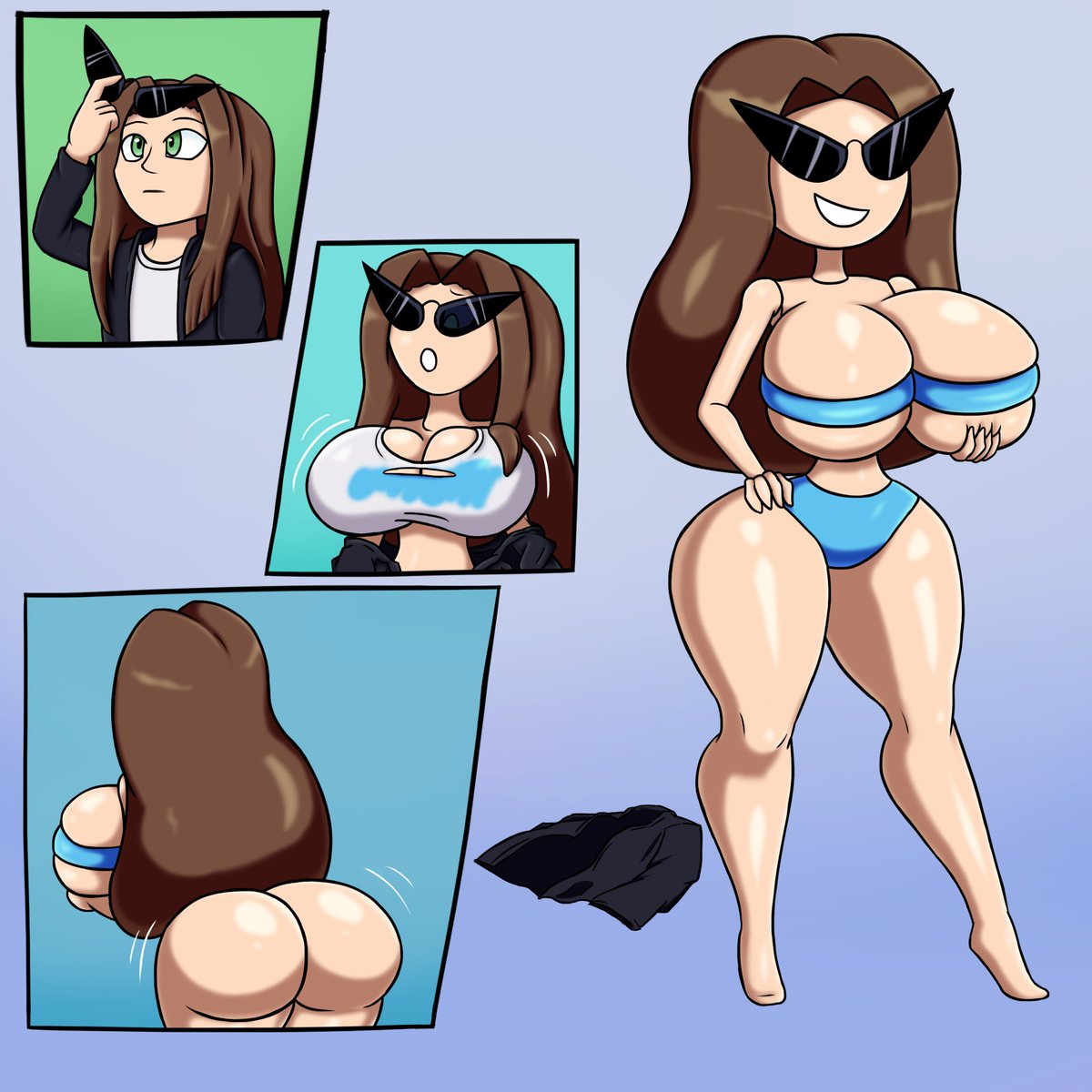 Nikki sunny TFTG 
art trade with <a href="/Nikk1chan1/">Nikk1chan</a>