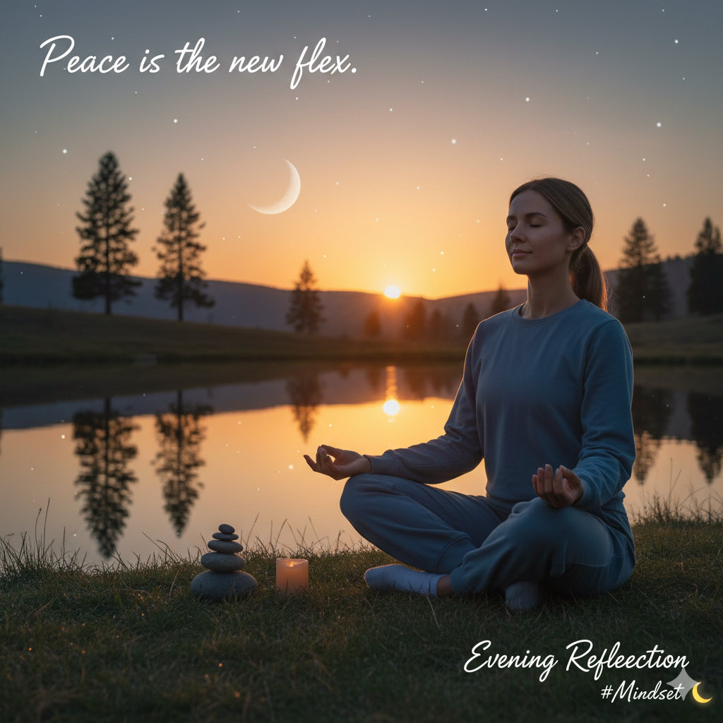 MotivationalMan's tweet image. Peace is the new flex.

Today was about health, calm, and clarity.

Every rep and every breath builds quiet confidence. 🌙

#EveningReflection #Mindset
