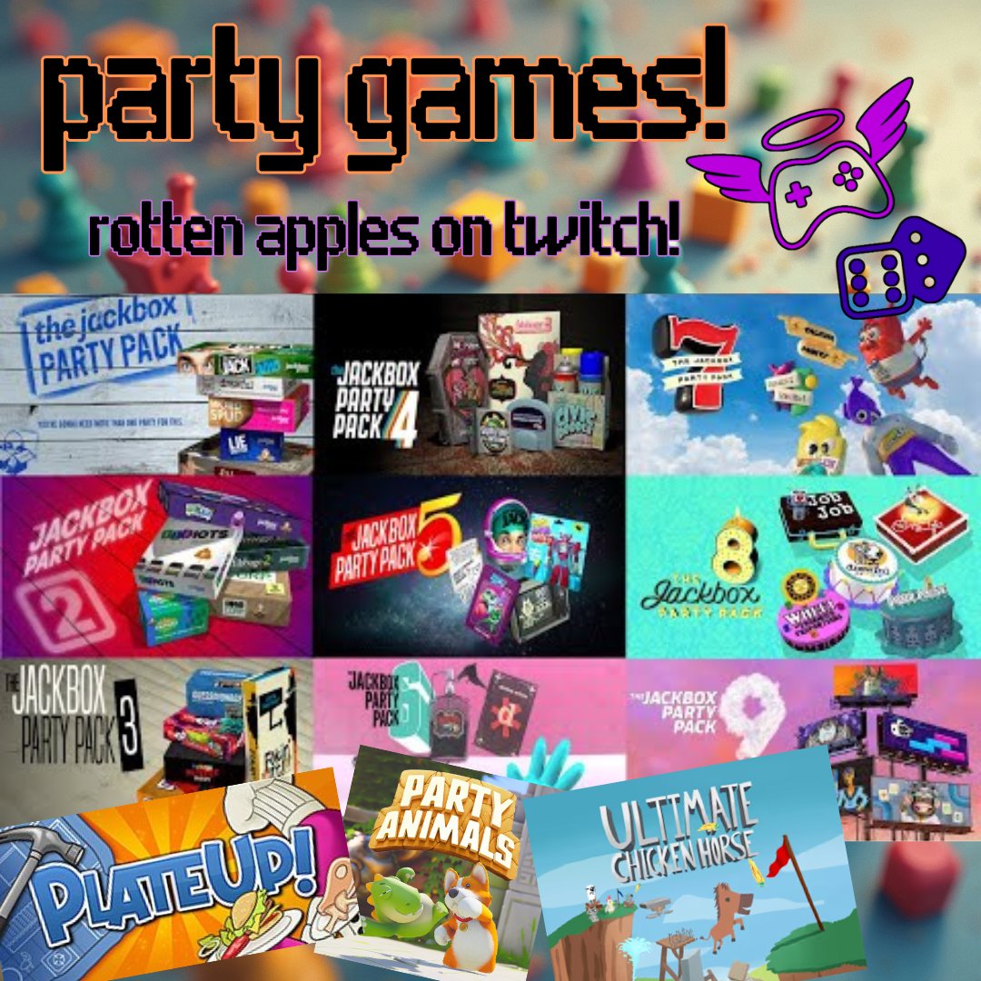 RottenAppleVids's tweet photo. Watch as the crew tackles various party games ranging from trivia to trays of food, from fisticuffs to fakin' it.. you as the audience can often vote for your favorites!

Join us: https://t.co/kH77SfRhhm
DONATE TO EXTRA LIFE: https://t.co/CHid1QHvJJ

<3 you. https://t.co/lXUrH7MJxy