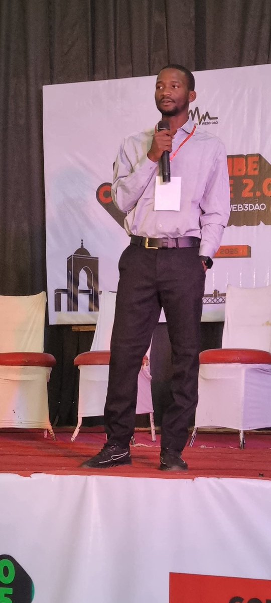 adamlawalbkr1's tweet image. I had the pleasure of representing @joinFIO at the Web3 Conference 2.0 (2025) held in Gombe State, Nigeria where I spoke on “The Missing Link in Web3: Usability as the Key to Mass Adoption.”

Thank you, @salssify and @Medicsinweb3,  for having me.