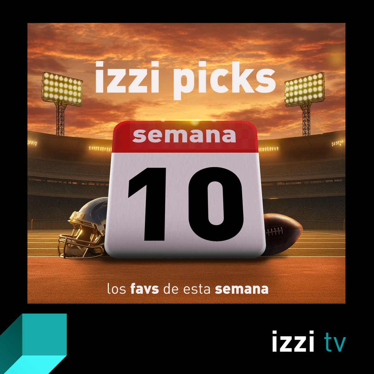 izzi_mx's tweet photo. ¡Tu pase a la acción está en #izzitv! Tu pre a la semana 10 de la #NFL: nuestros #izzipicks. 😉 ​

Comenta quiénes destacarán en la cancha. 📊🏈​

#LaNFLsevivemejorenizzi #NFL https://t.co/o7A8ygW9RZ