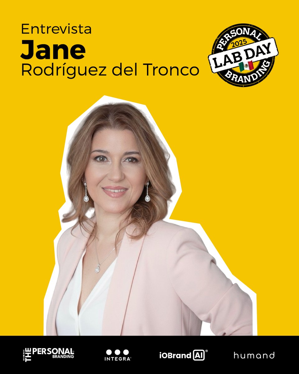 “La marca personal es el eje del liderazgo consciente.”
<a href="/JanedelTronco/">Jane del Tronco</a>  destaca que coherencia y autenticidad generan autoridad.

🎥 Entrevistas #PBLabDay2025
Disponible en🟣 Humand &amp; 🔴 YouTube
 tally.so/r/mekeGk