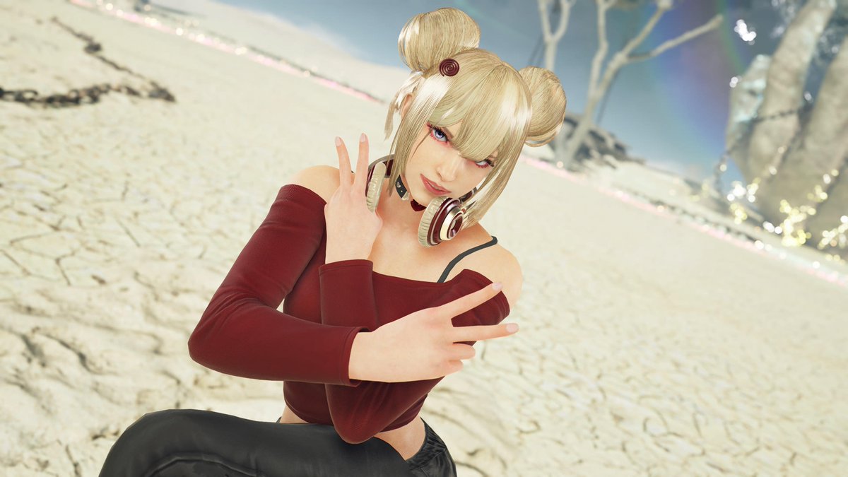 I wish we had hair clips and other accessories, but I'm trying to improvise

#EmiliedeRochefort
#TEKKEN8 
#Lili