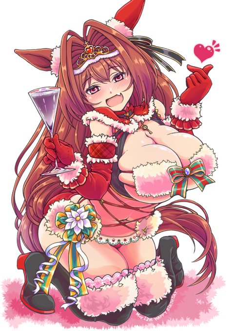 11/8に投稿するの忘れてました
あともうすぐクリスマスですし
クリスマスビースト☆ダイワスカーレット 