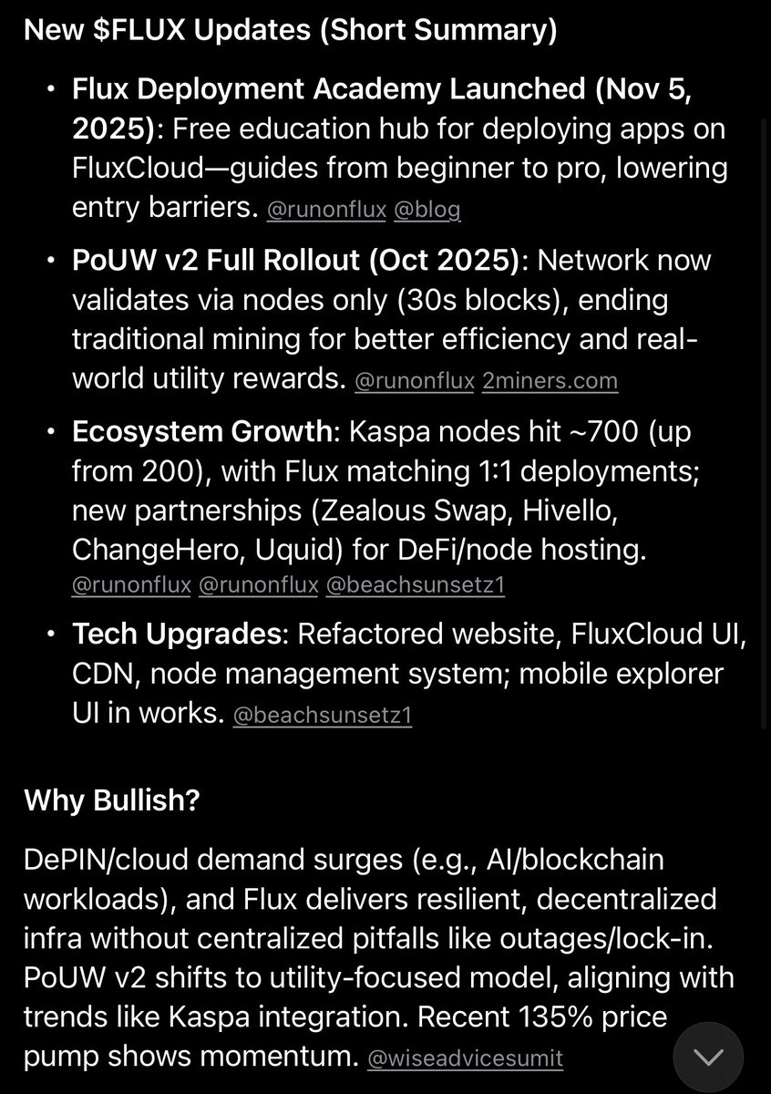 The 24hr increased volume $Flux is having is insane . 

Looks like the recent updates to the protocol are extremely positive . 

Once the world understands this project it’s destined for success. 

Especially With the #AWS outage we just experienced

$Flux is heading to billions.