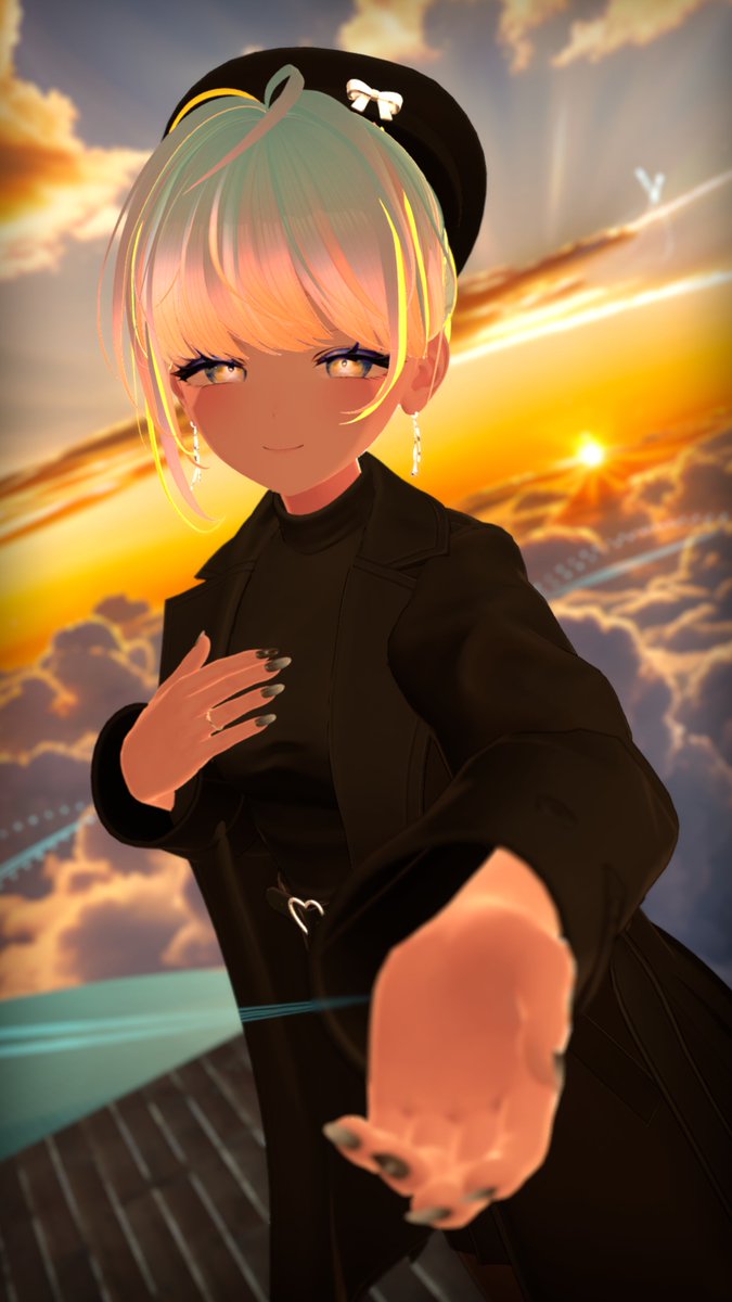 おはよう
日の出、綺麗だね

……もっと沢山、一緒に色んな景色を見たいって言ったら
あなたは私の手を取ってくれる……かな