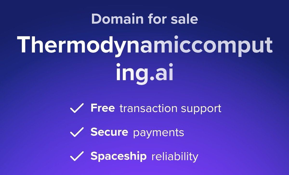 HisRoyalty1_'s tweet image. #Thermodynamiccomputing 
Thermodynamic Computing