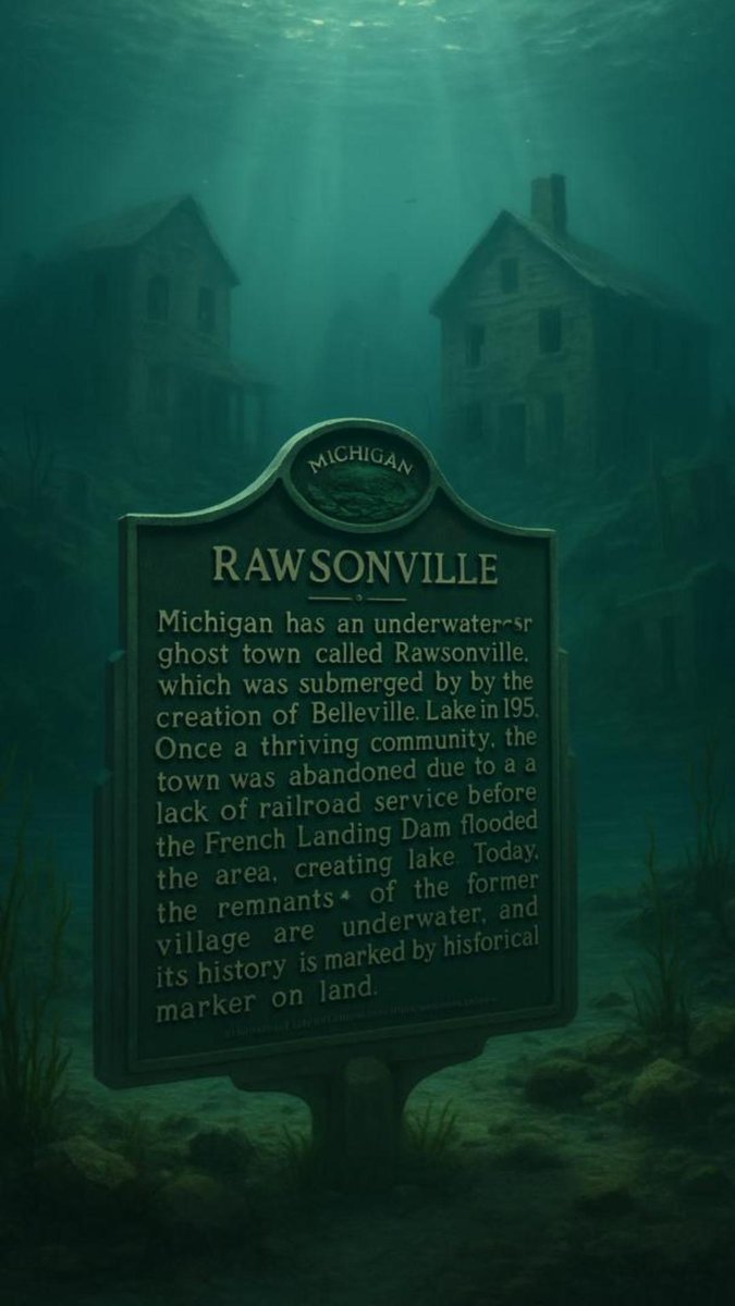 An underwater ghost town.
A 40-foot-deep crystal spring.
A desert.
A floating post office.
...All in Michigan.
Bet you didn’t see that coming.
🎥 Watch this &amp; prepare to be amazed:
🔗 youtube.com/shorts/d4rtPVO…

#MichiganFacts #DidYouKnow #ShortsExplained